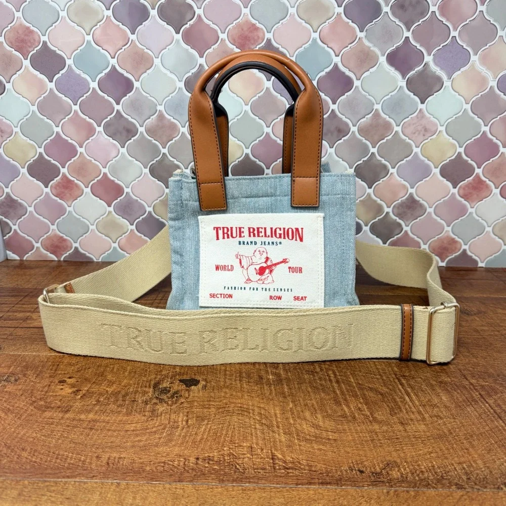 True Religion‎ Denim Mini Tote Bag